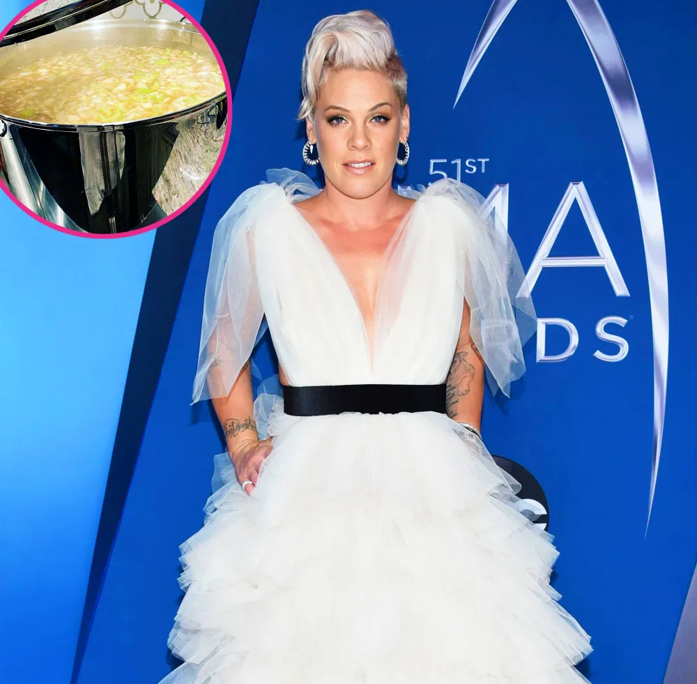 Pink Makes Soup Others After Having Coronavirus Symptoms