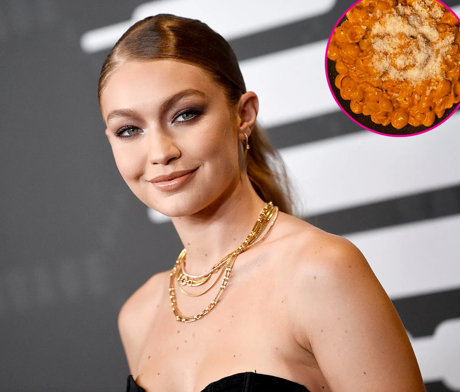 Pregnant Gigi Hadid Makes Pasta With Vodka Sauce p