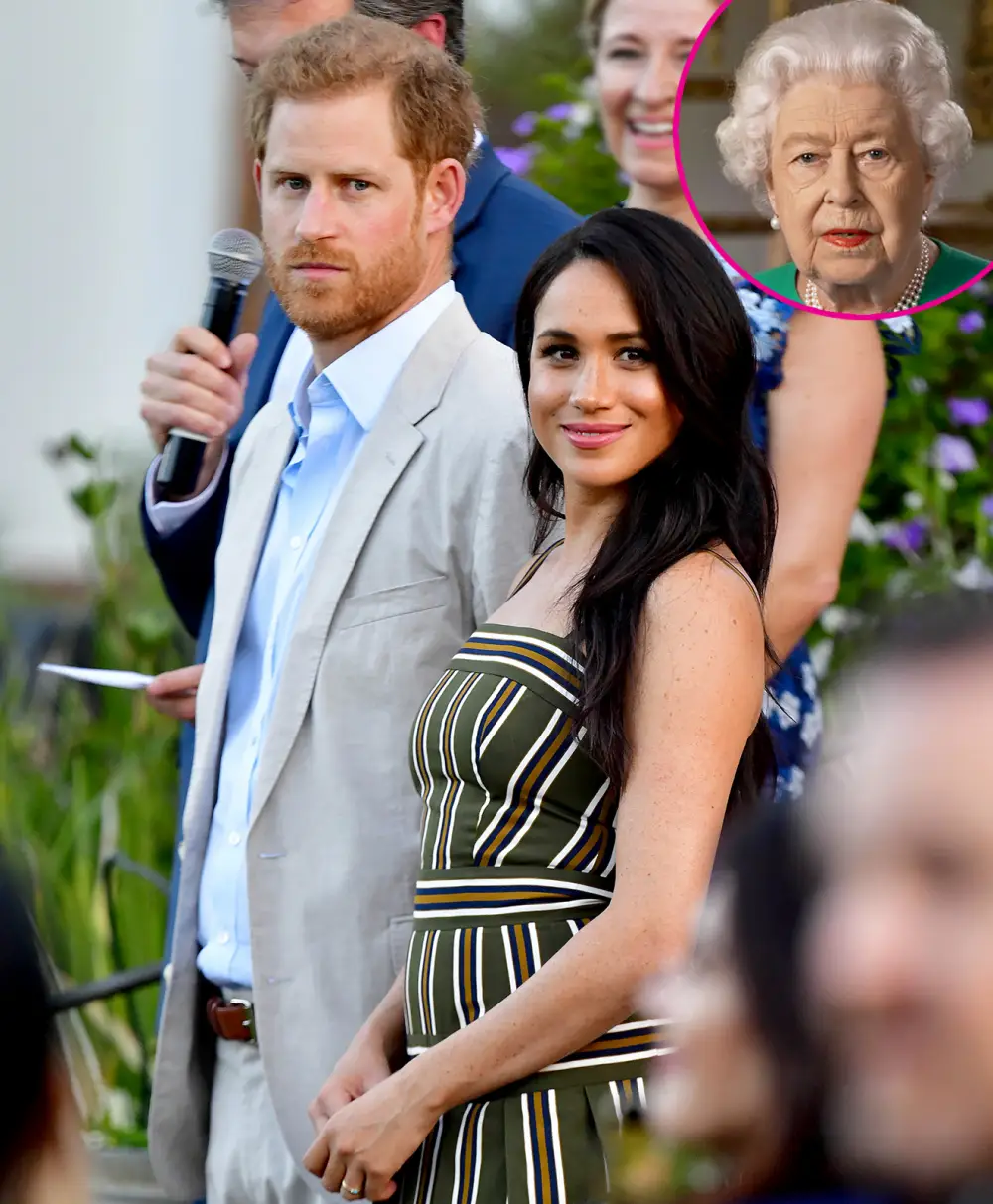Prince Harry and Meghan Markle Watched the Queen&rsquo;s Coronavirus Address p