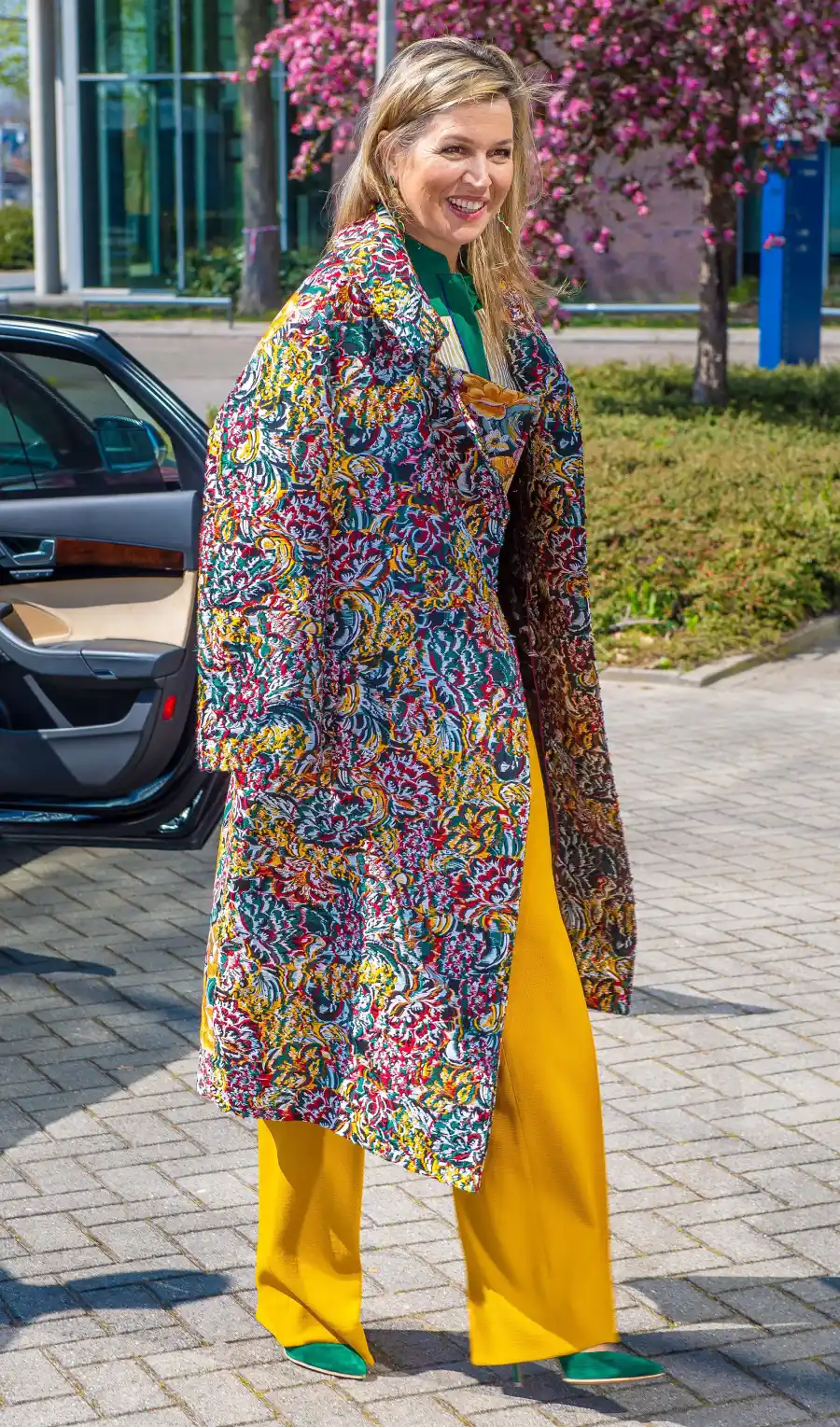 Queen Maxima Colorful Ensemble April 16, 2020