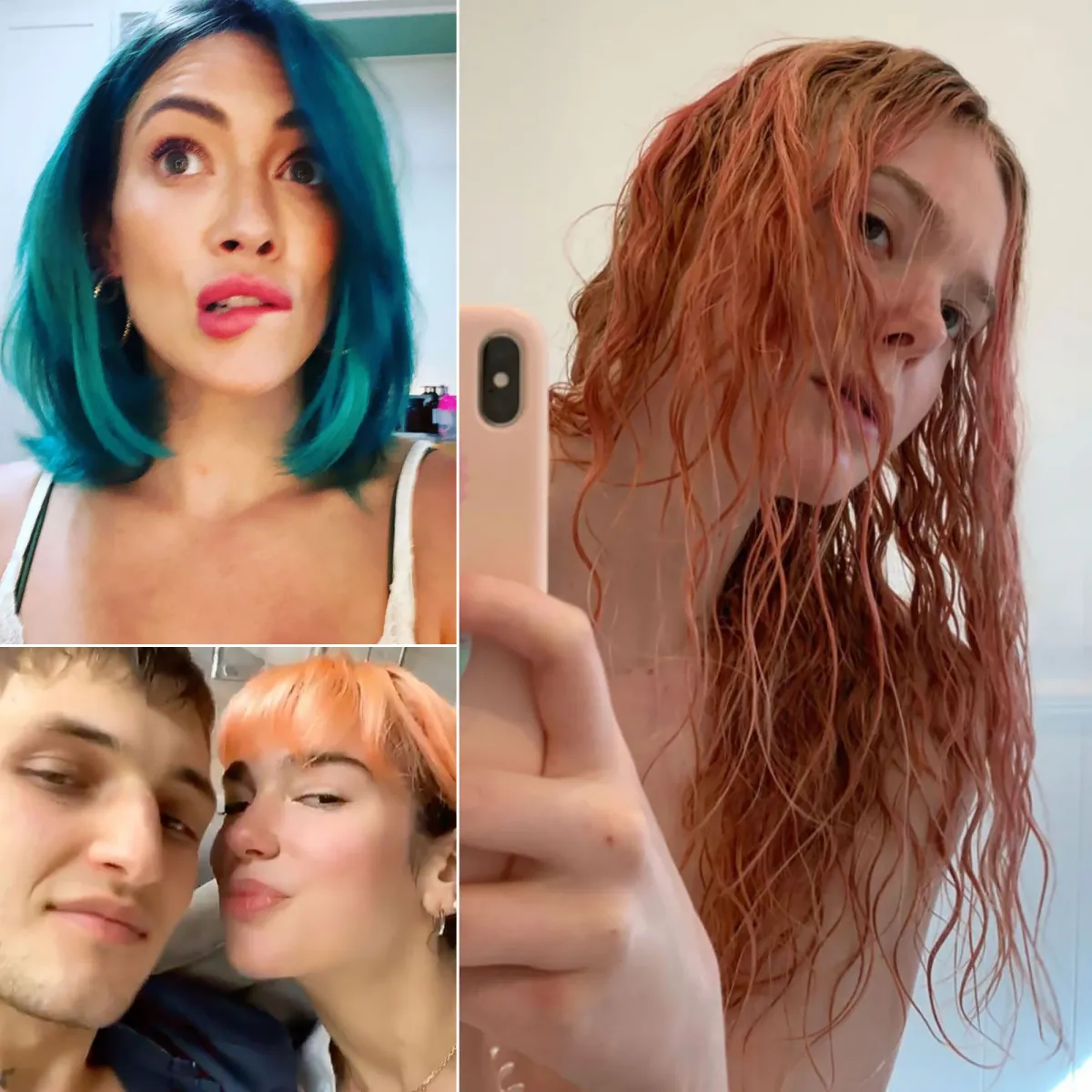 Celebrities Trying Out Bold New Hair Colors While Stuck At Replica Luxury Handbag in Quarantine