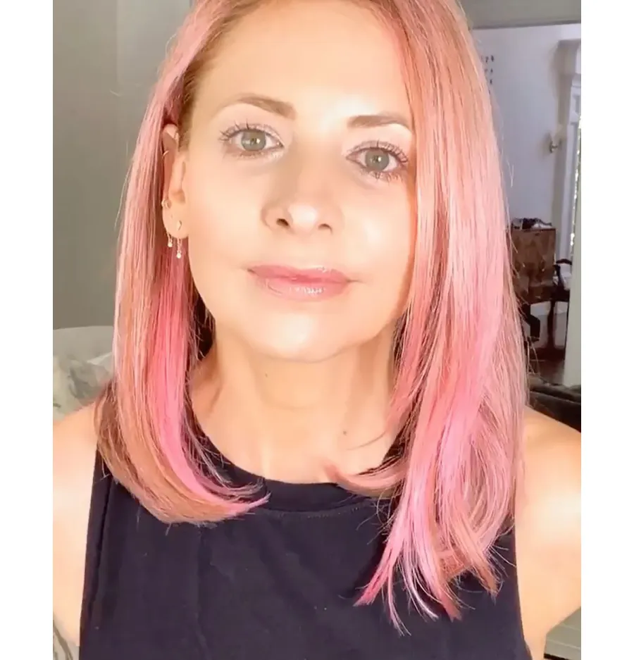 Celebrities Trying Out Bold New Hair Colors While Stuck At Replica Luxury Handbag in Quarantine