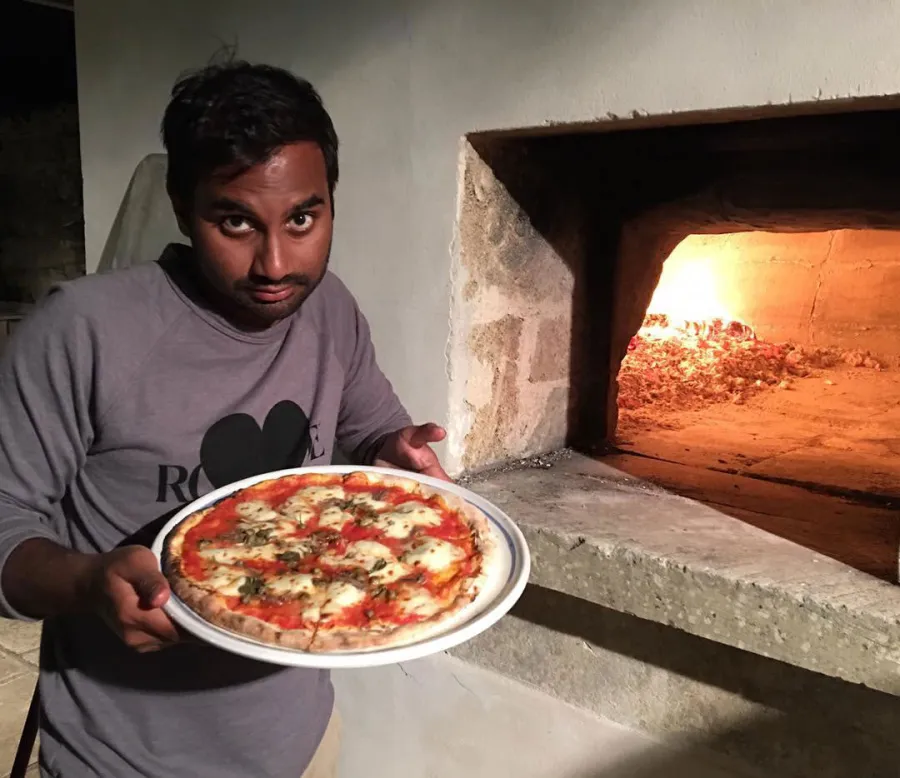 Stars Making Pizza Aziz Ansari