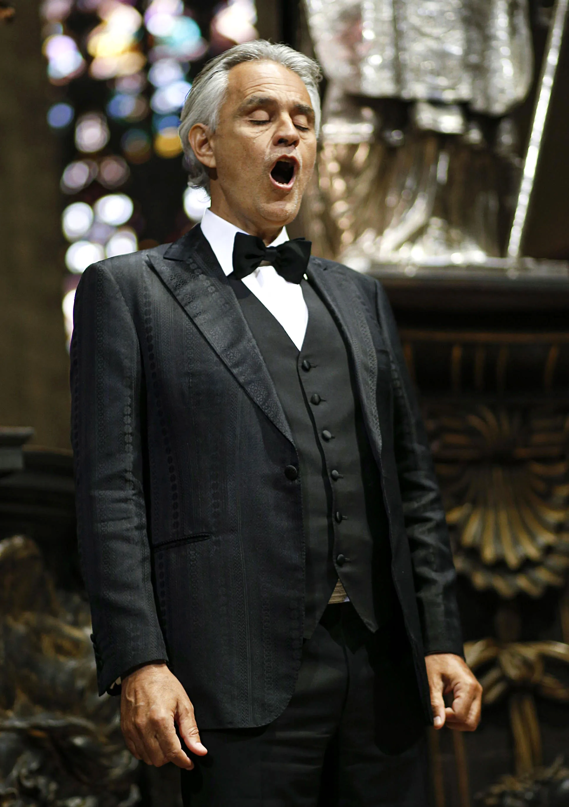 Stars Praise Andrea Bocelli Easter Performance Amazing Grace