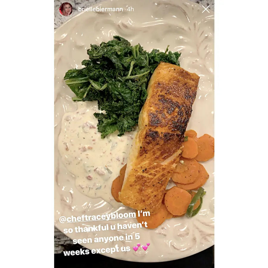 Brielle Biermann Stars Staying Busy Kitchen Amid Coronavirus Pandemic