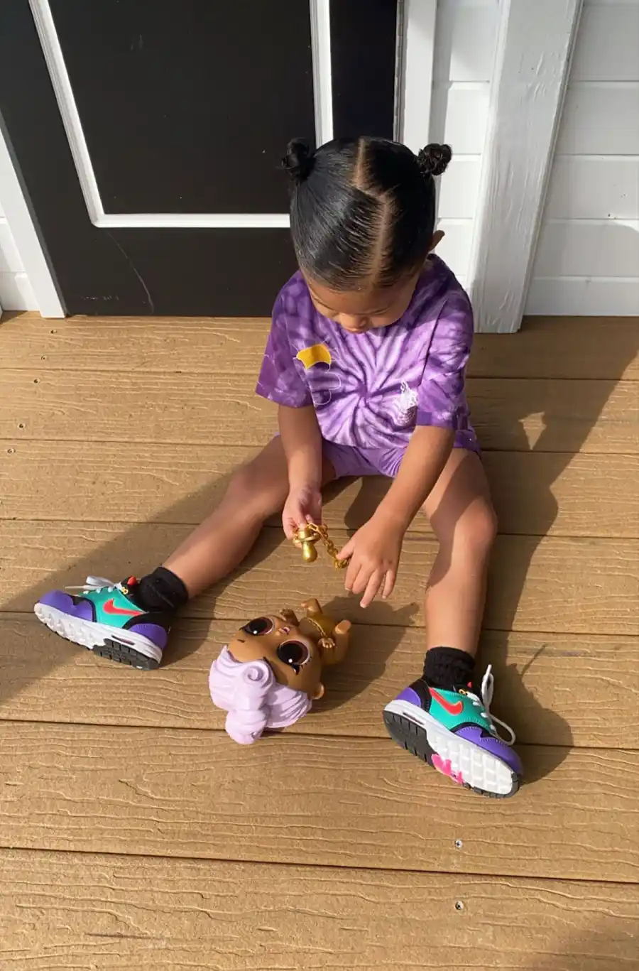 Stormi Webster Loves a Tye-Die Look as Much as the Rest of Us