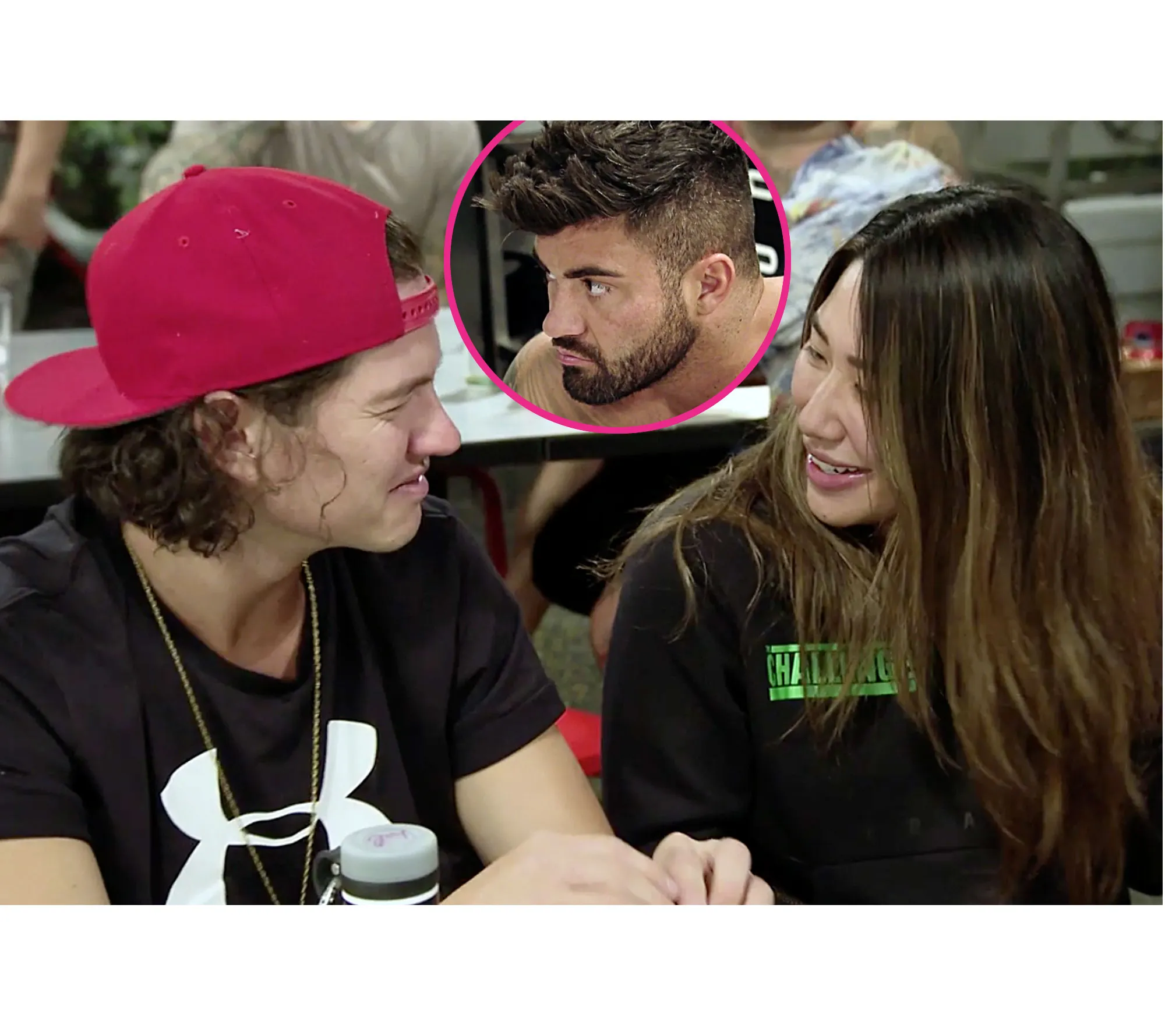 The Challenge Sneak Peek Dee Jay Get Flirty Front Rogan