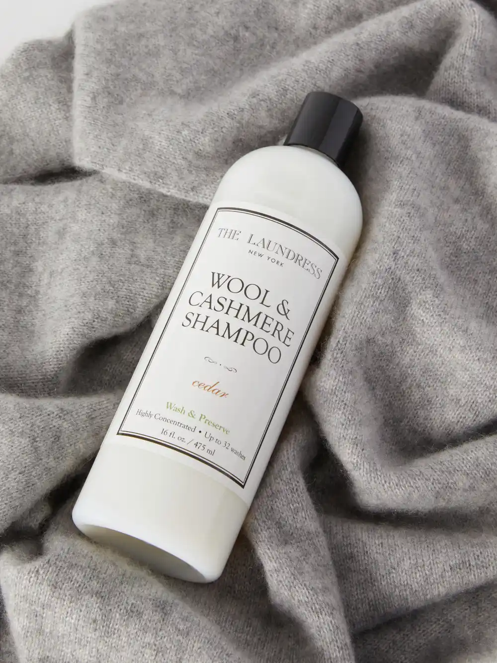The Laundress Wool & Cashmere Cedar Shampoo