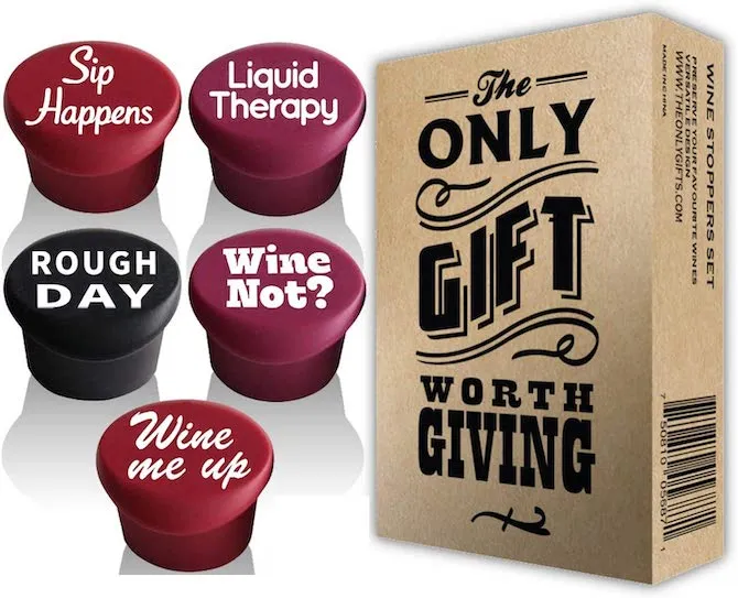 The Only Gift Worth Giving Wine Stoppers