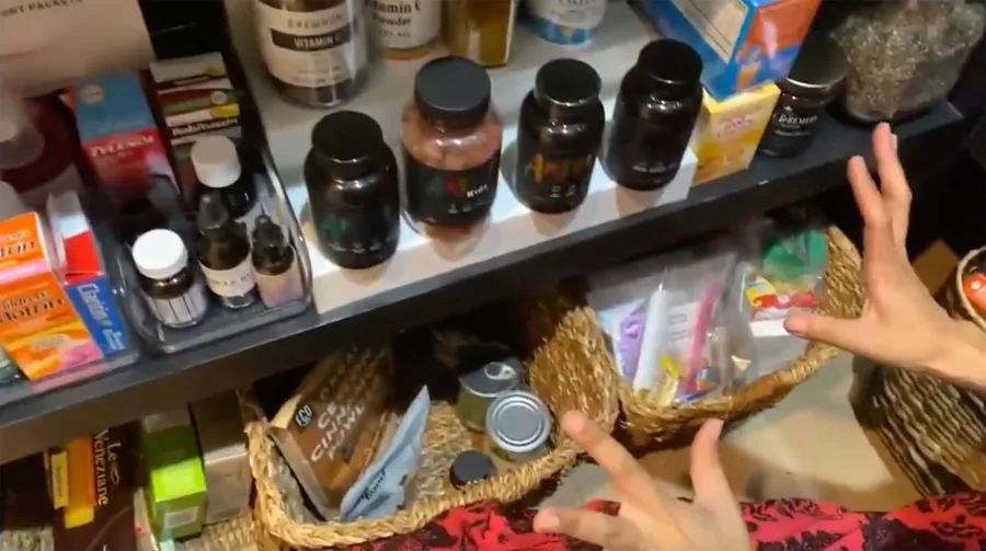 Tia Mowry Shows Off Her Pantry While in Quarantine