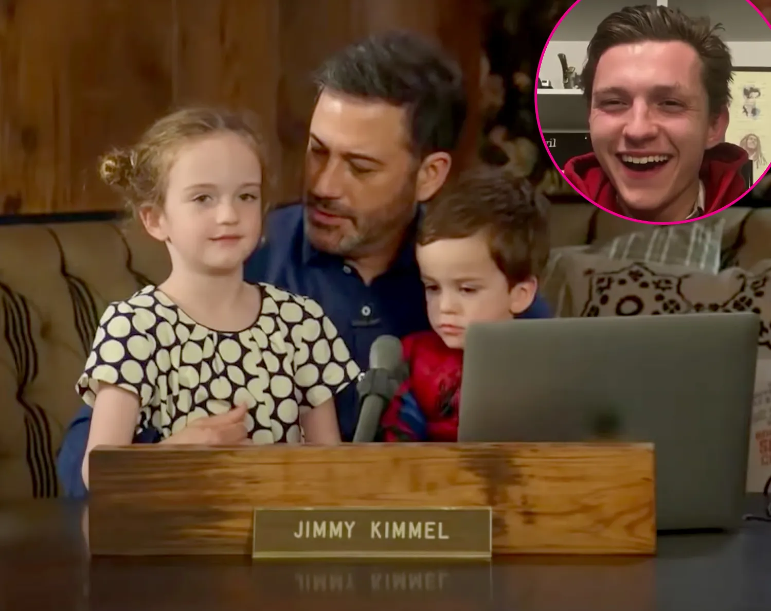 Tom Holland Surprises Jimmy Kimmel Spider-Man Superfan Son Billy on His 3rd Birthday