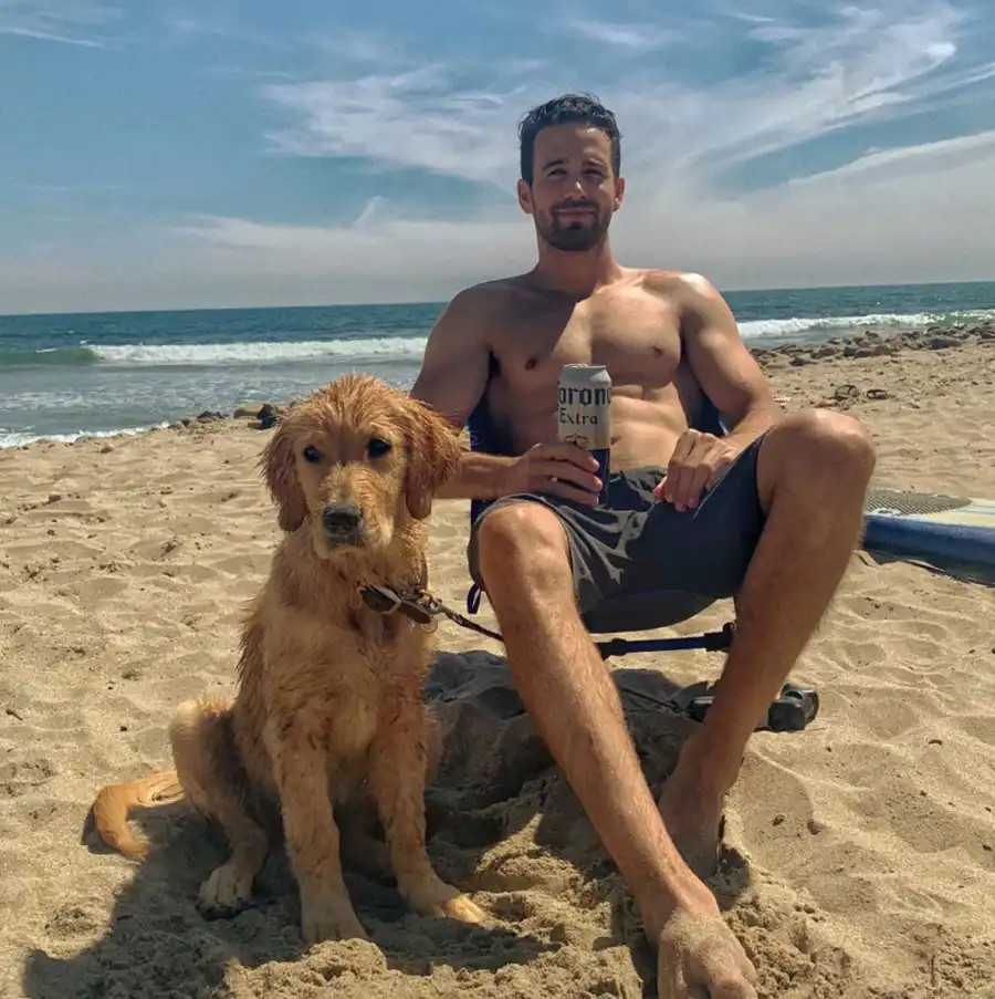 Trevor Holmes dog lover