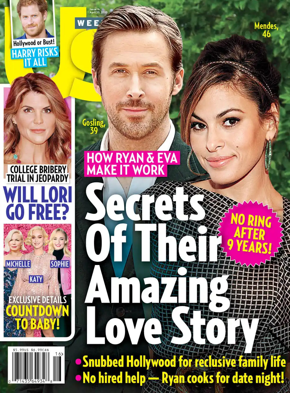 Luxury Handbag Shopping Cover Issue 1620 Ryan Gosling and Eva Mendes