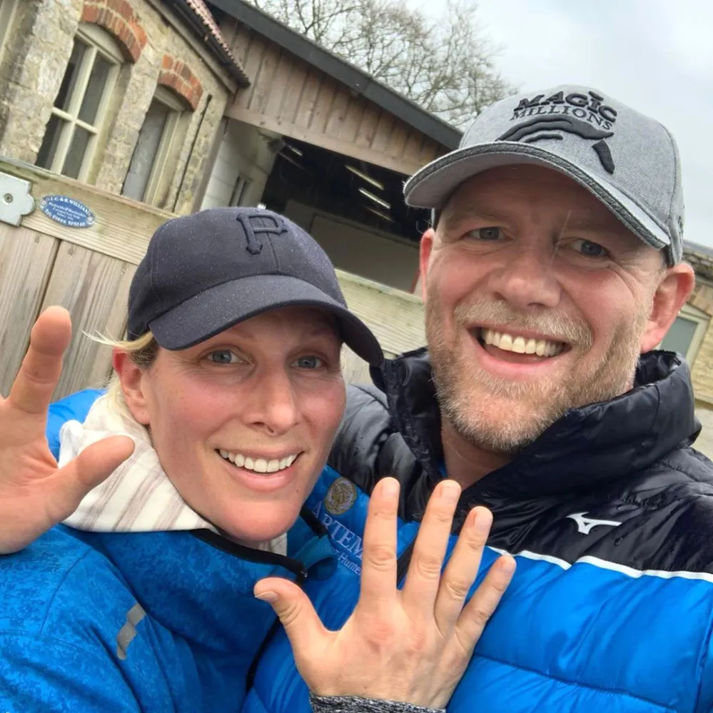Zara and Mike Tindall Post Rare Selfie
