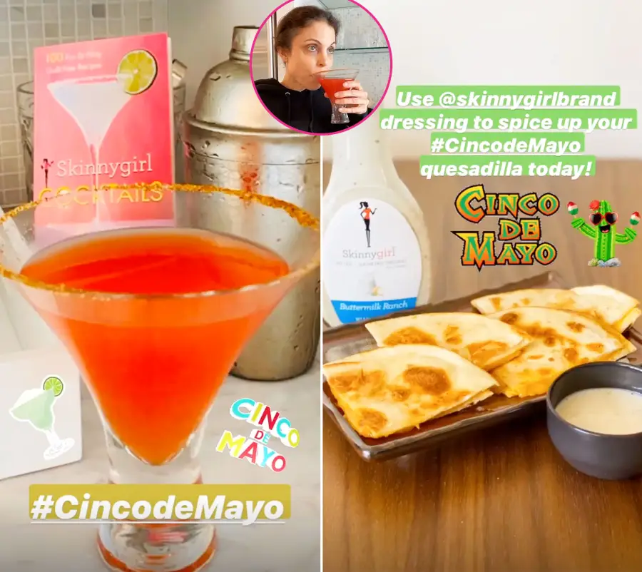 Bethenny Frankel Stars Celebrating Cinco de Mayo
