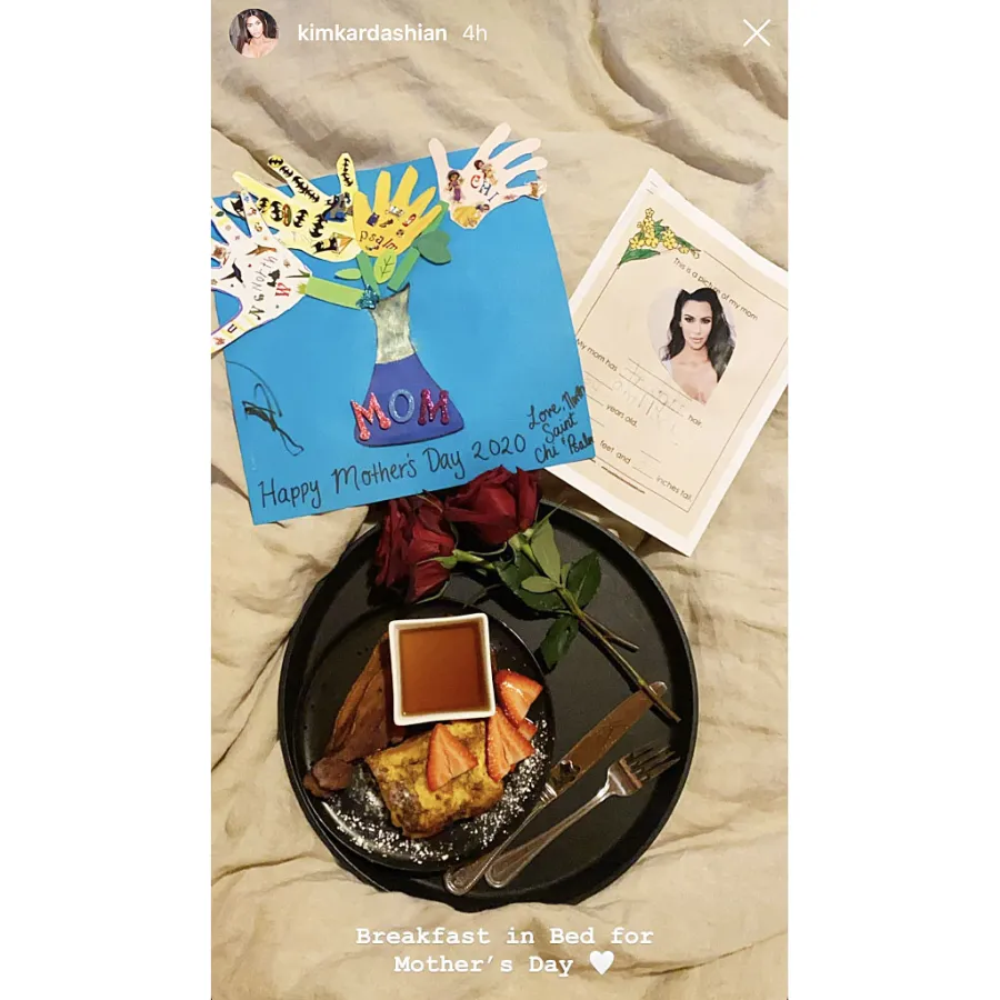 Kim Kardashian Mothers Day Eats See What Stars Ate to Celebrate