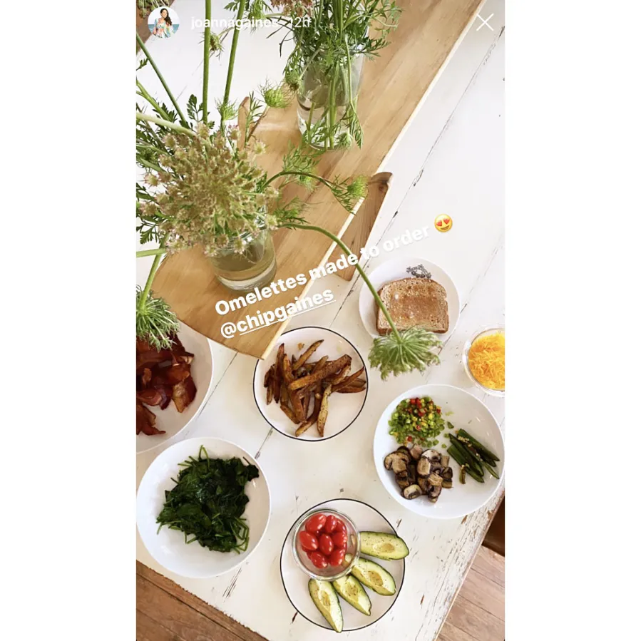 Joanna Gaines Mothers Day Eats See What Stars Ate to Celebrate