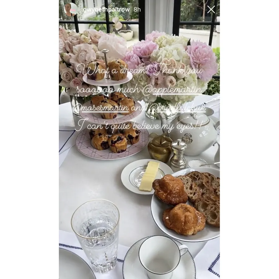 Gwyneth Paltrow Mothers Day Eats See What Stars Ate to Celebrate
