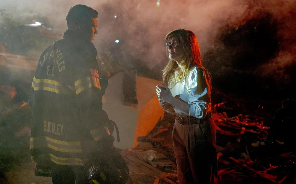 911 Finale Abby and Buck Reunion