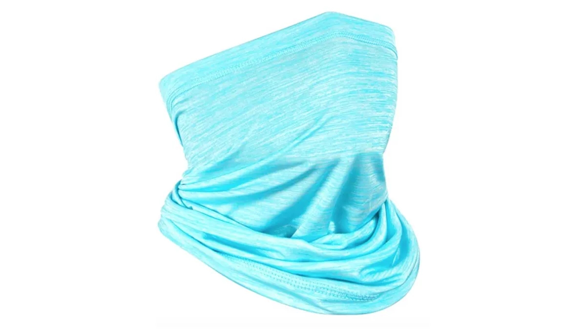 Achiou Neck Gaiter Face Scarf (Blue)