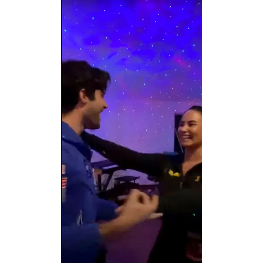 Demi Lovato & Max Ehrich All the Celebrity Cameos Justin Ariana Stuck With U Music Video