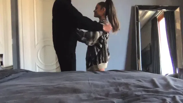 Ariana Grande and Dalton Gomez in Stuck With U Video