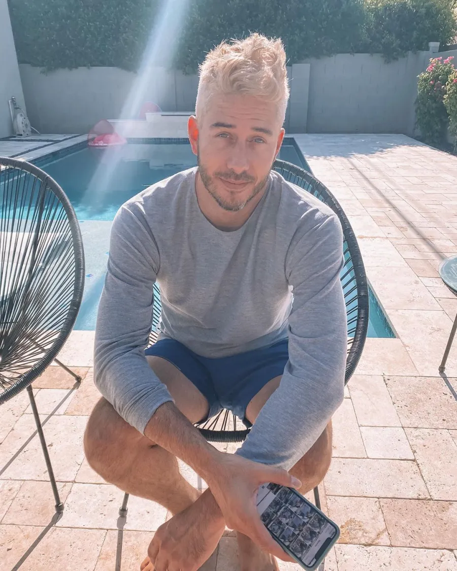 Arie Luyendyk Shows Off Platinum Blonde Locks