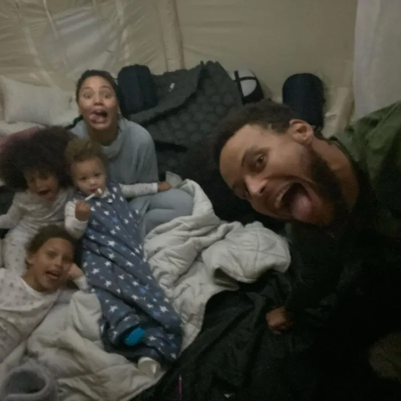 Ayesha and Stephen Curry memorial day