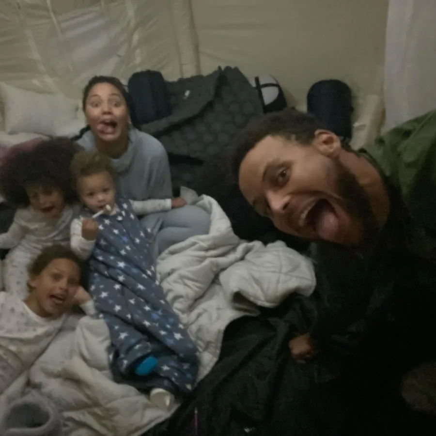 Ayesha and Stephen Curry memorial day