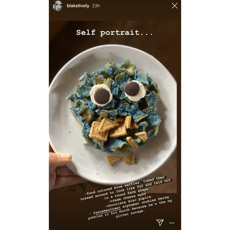 Blake Lively cooking quarantine