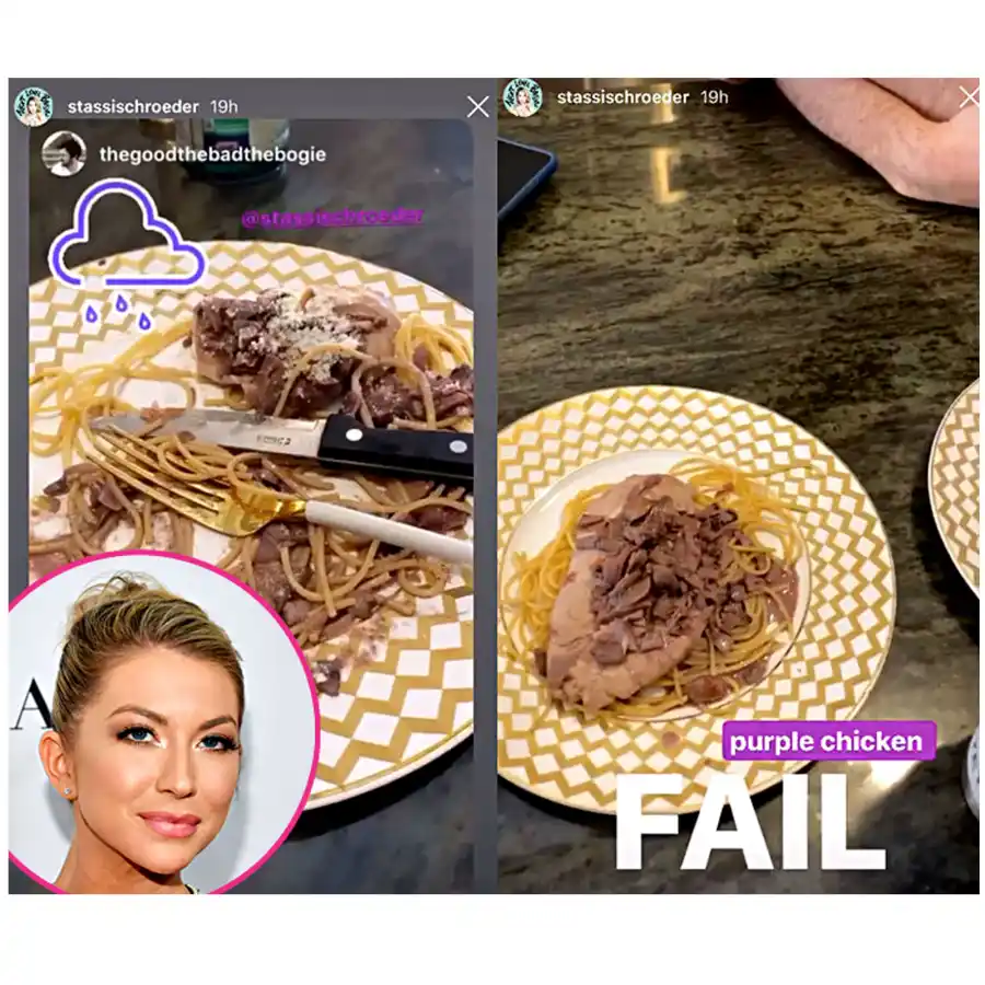 Celeb Food Fails Stassi Schroeder