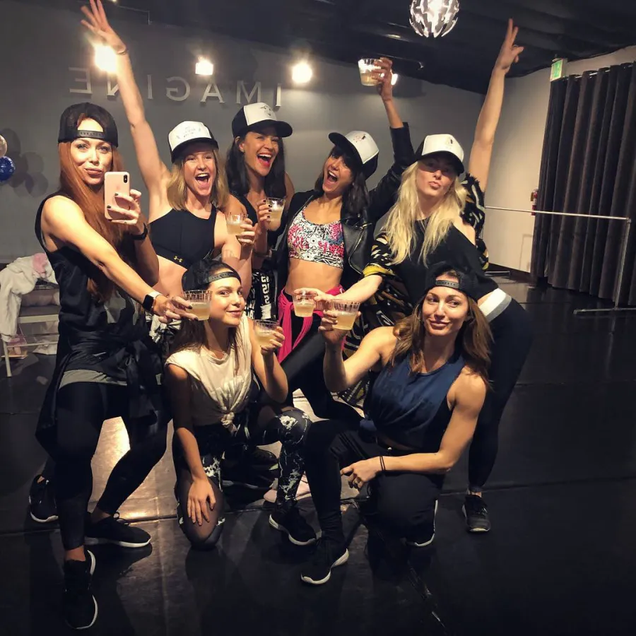 Nina Dobrev, Julianne Hough Vanessa Szohr Celebrity Workout Buddies