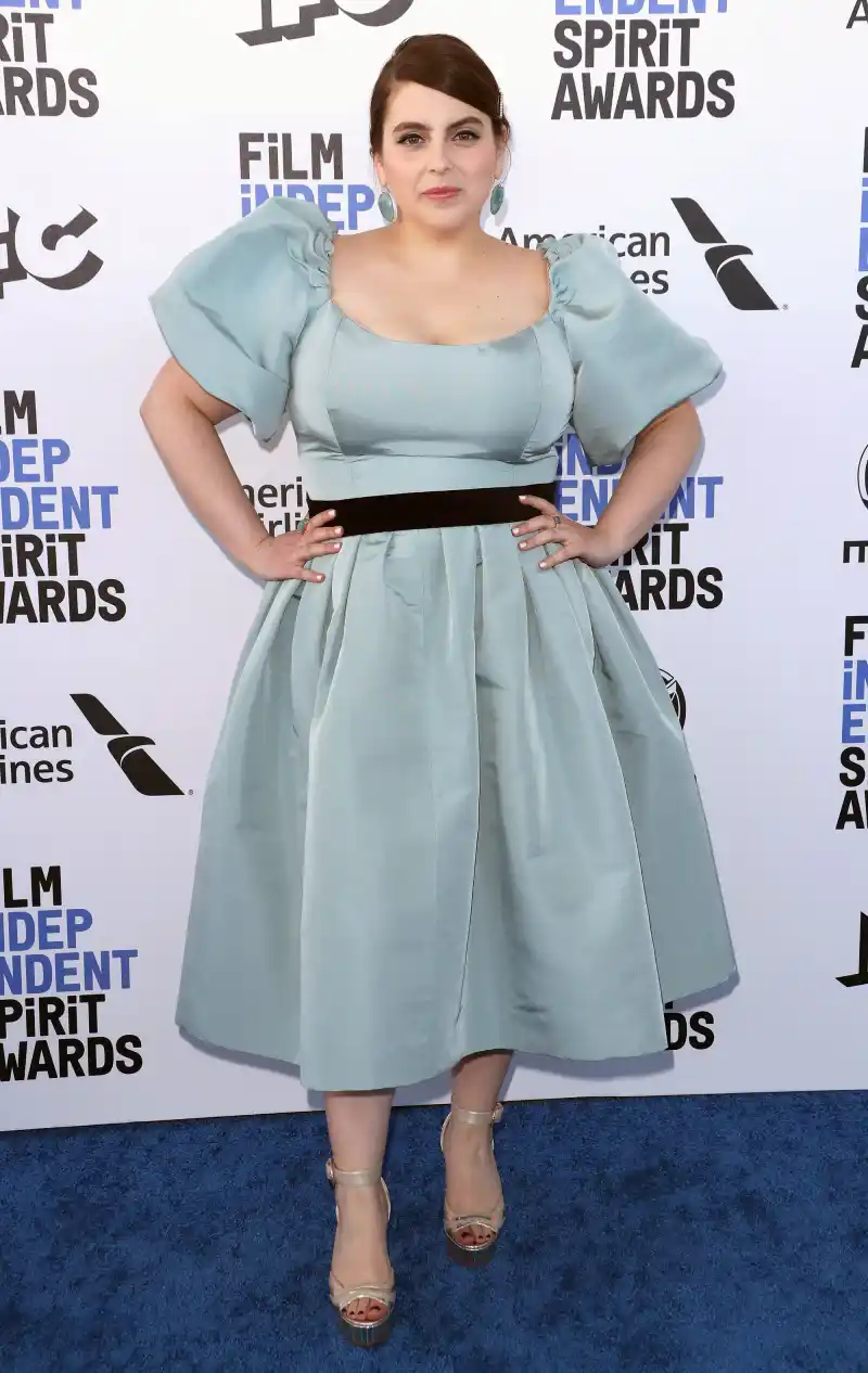Celebs Wearing Pastel - Beanie Feldstein