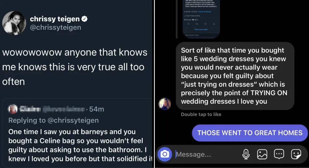 Chrissy Teigen Once Bought a Celine Bag Just to Use the Barneys Bathroom