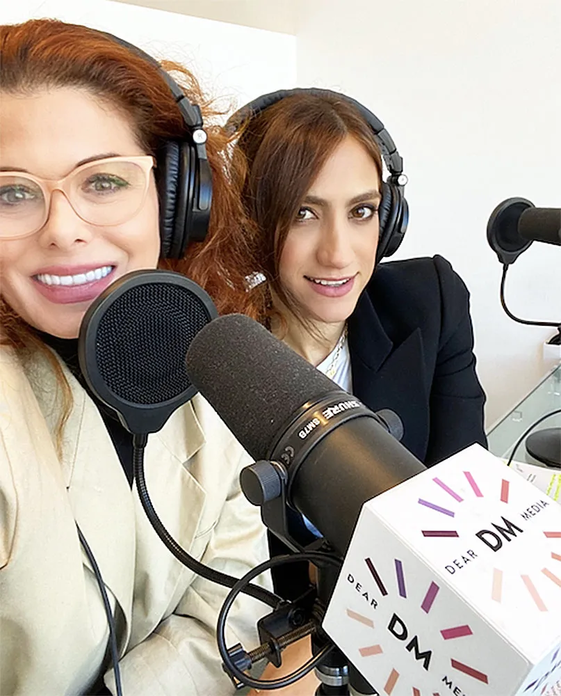 Debra Messing and Mandana Dayani Debra Messing Is Tired of Women in Media Being Pitted Against Each Other