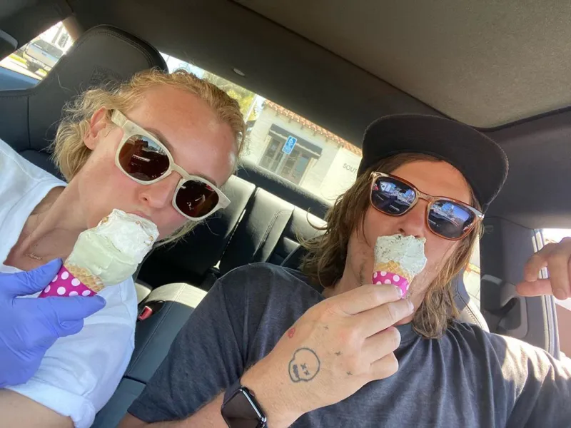 Diane Kruger and Norman Reedus Ice Cream
