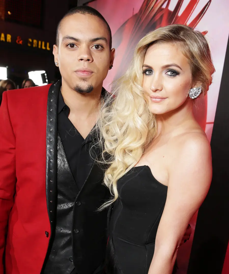 Evan Ross Ashlee Simpson push present