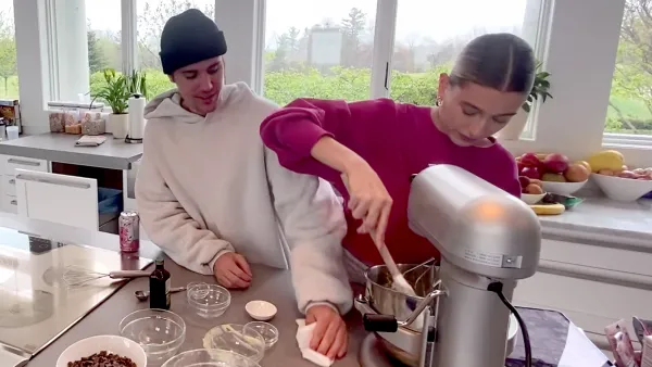 Hailey Baldwin Shares Genius Hack While Baking Cookies With Justin Bieber