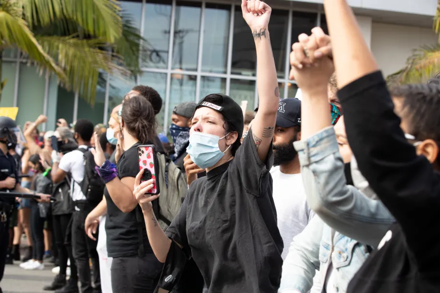 Halsey Steps Out With Ex Youngblud at L.A. Protest Amid Rumored Evan Peters Split