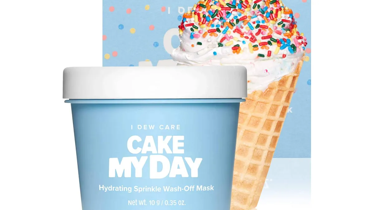 I DEW CARE Cake My Day Hydrating Sprinkle Wash-Off Facial Mask