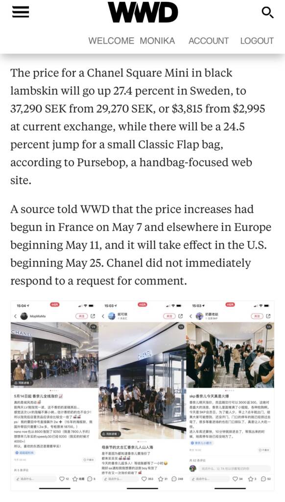 Chanel Price Increase 2020 ,Queues in China After Reports of Chanel Price Increases,Queues in China After Reports of Chanel Price Increases - Replica Handbags Reviews