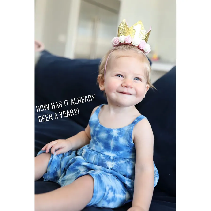 Inside Arie Luyendyk Jr.’s and Lauren Burnham’s Daughter Alessi’s 1st Birthday Party Amid Quarantine