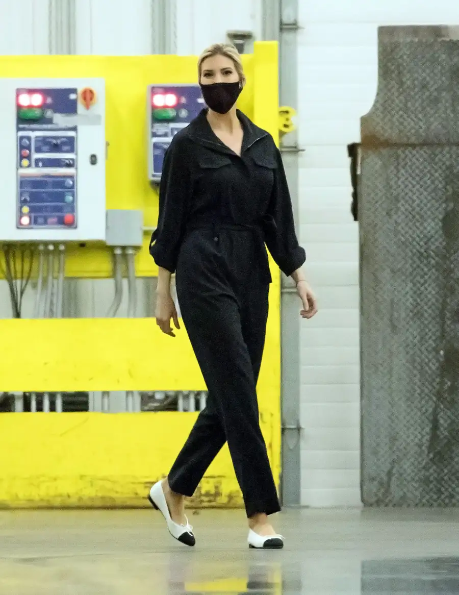 Ivanka Trump Black Jumpsuit Is Equal Parts Cozy Chic