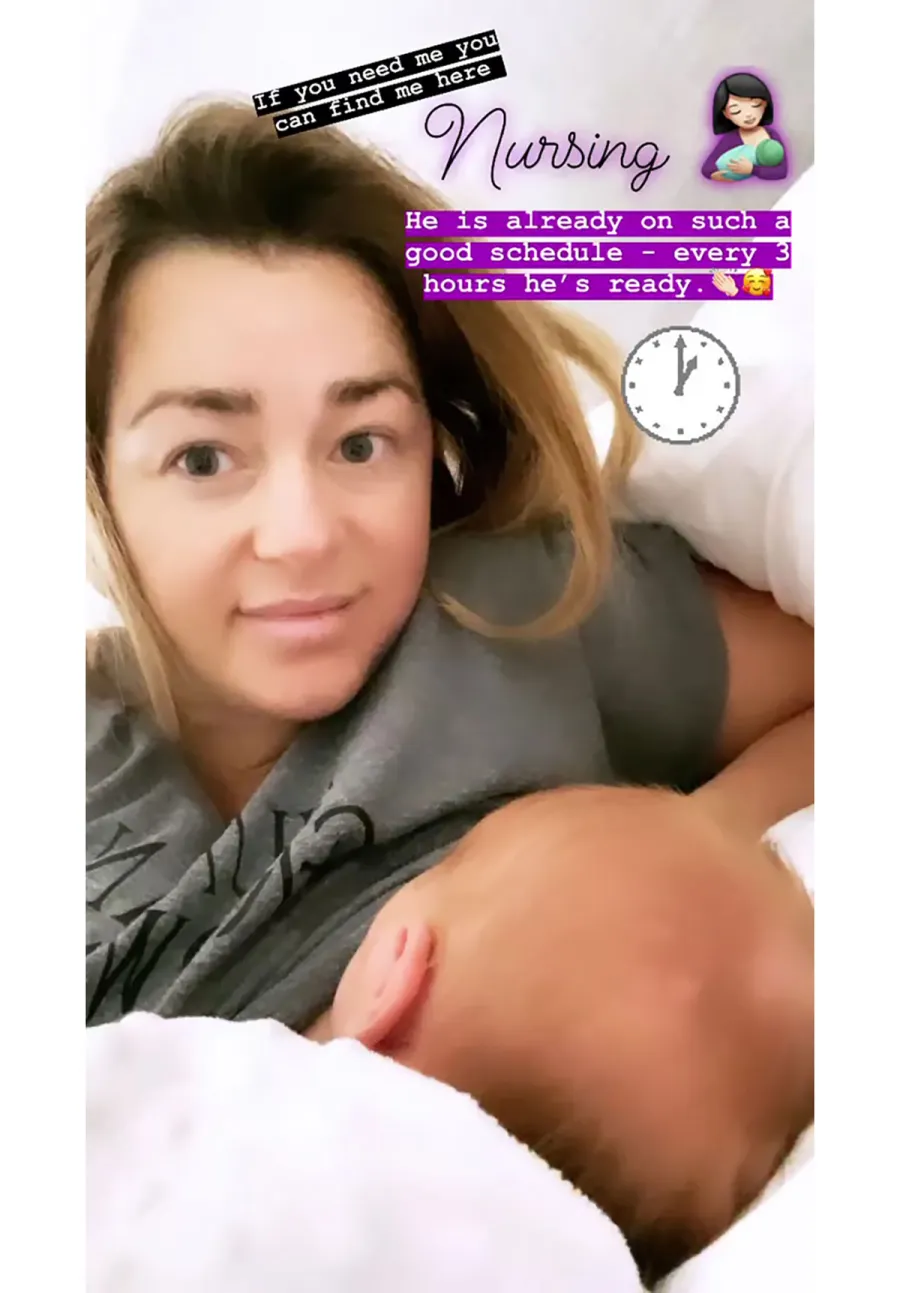 Jamie Otis Baby Hendrix Breastfeeding Moments
