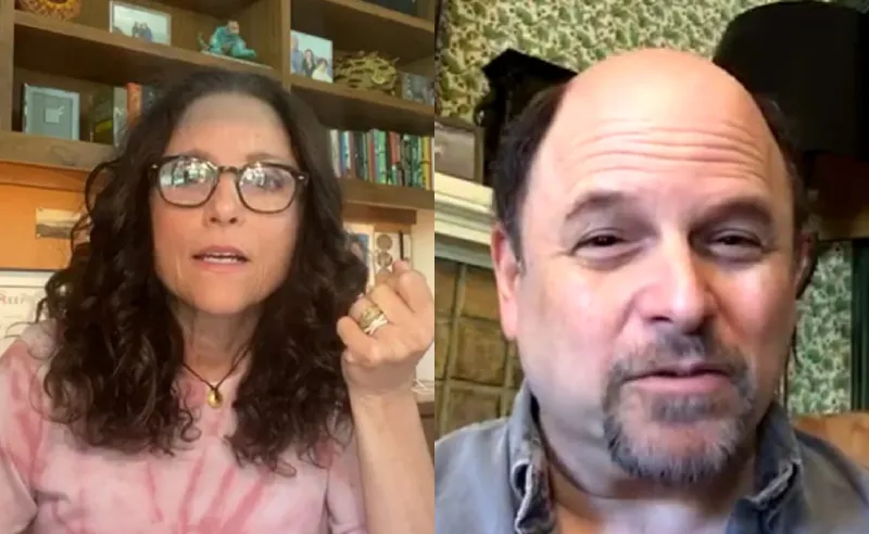 Julia Louis-Dreyfus and Jason Alexander Instagram Live