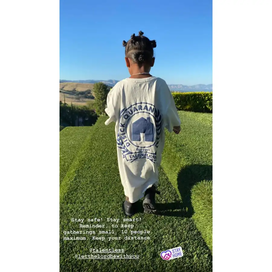 Kardashian Kids Backyard Playdate Amid Quarantine