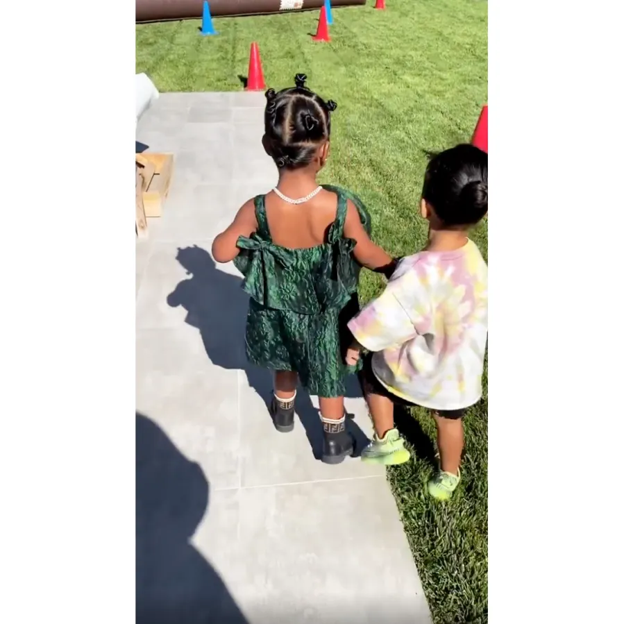 Kardashian Kids Backyard Playdate Amid Quarantine