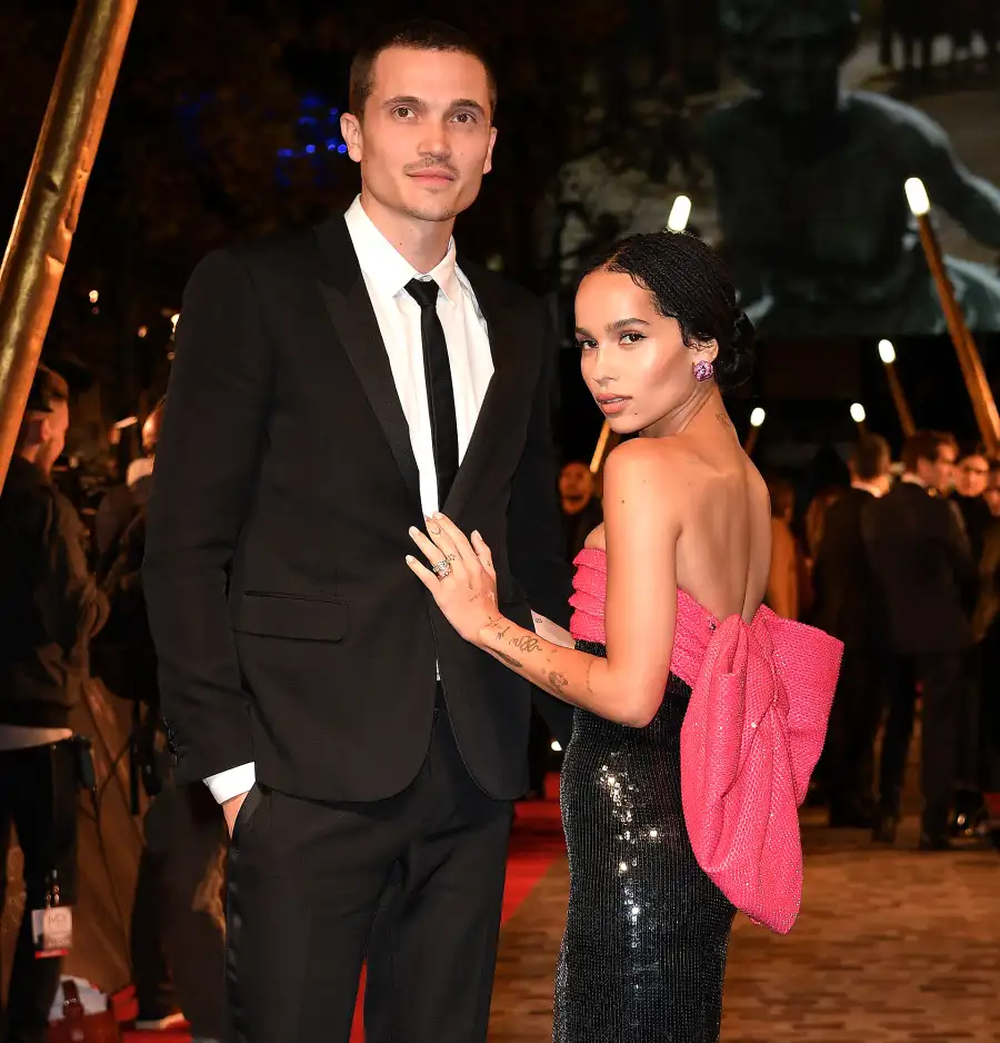 Karl Glusman and Zoe Kravitz wedding cake