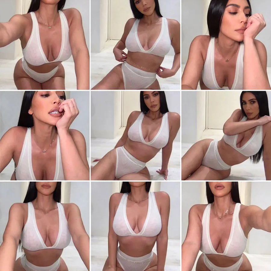 Kim Kardashian Shoots Skims Campaign Using Photo Booth on Her Mac