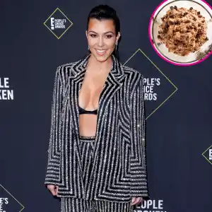 Kourtney Kardashian quarantine snacks cookie dough